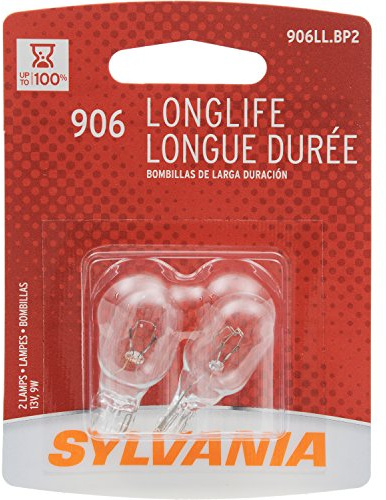 SYLVANIA 906 Long Life Miniature Bulb (Contains 2 Bulbs)