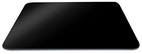 Pebbly - Planche Noire en Verre - Rectangulaire - 30 x 40 cm - Pour Protéger le Plan de Travail, Découper et Préparer vos plats préférés - Matériaux Naturels