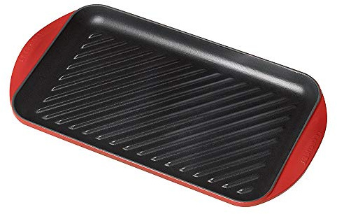 Le Creuset Grill rectangulaire extralarge 47x25x32 cm Cerise