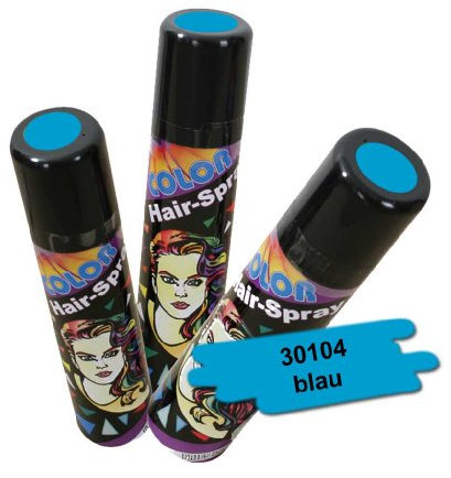 FASCHING 30104 Hairspray color blau, Haarspray mit Farbe NEU/OVP