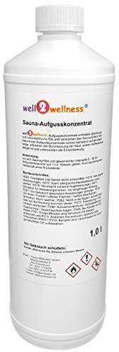 Well2wellnes® Concentrato di Infusione per Sauna Eis-Beere (con Mentolo) 1,0 L