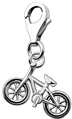 Quiges Dam Berlock Charm Cykel Silver Kvinnors Smycken för Charmarmband