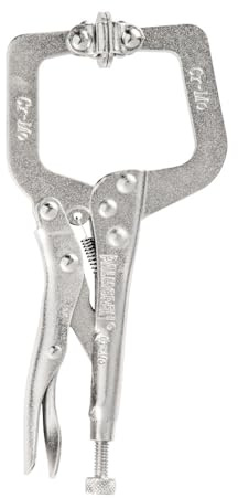 C.H. Hanson 70620 Manual Locking C-Clamp w/Pads, 6 inch