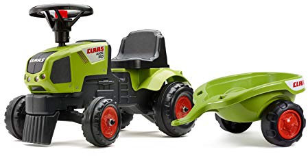 Unbekannt & Ciet 1012B - Claas Traktorrutscher mit Anhänger, F1012B