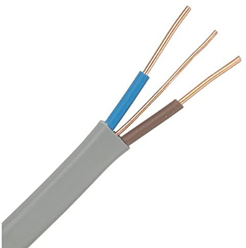Aerials, Satellites and Cables 50m 1.5mm Twin and Earth Electrical Cable for Wiring Light Switches and Sockets