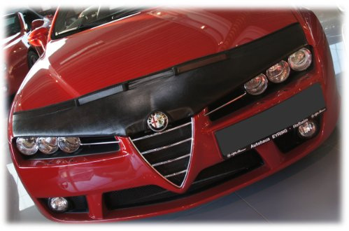 AB-00013 Auto BRA kompatibel mit Alfa Romeo 159 Spider Brera Bj. 2005-2011 Haubenbra Steinschlagschutz Tuning Bonnet Bra