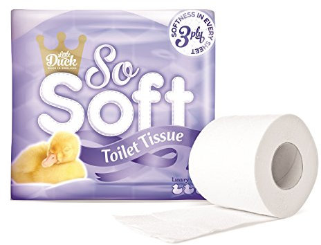 Little Duck So Soft 3Ply Toilet Tissues 45 Rolls (9 Rolls x 5 Pack) (Soft White)