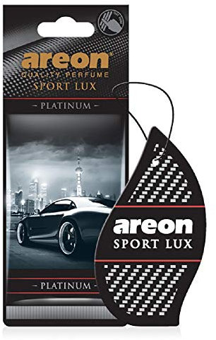 AREON Sport LUX SL03 Qualitäts-Parfüm/Köln Auto-Lufterfrischer, Platinum (12 Stück)