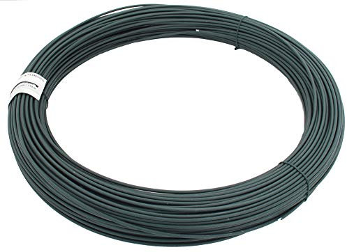 Alberts 530235 Spanndraht | verzinkt, grün kunststoffbeschichtet | Draht-Ø 3,8 mm | Länge 110 m