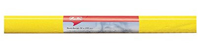 Herlitz 253021 Bastelkrepp 50 x 250 cm, 10 Stück, gelb