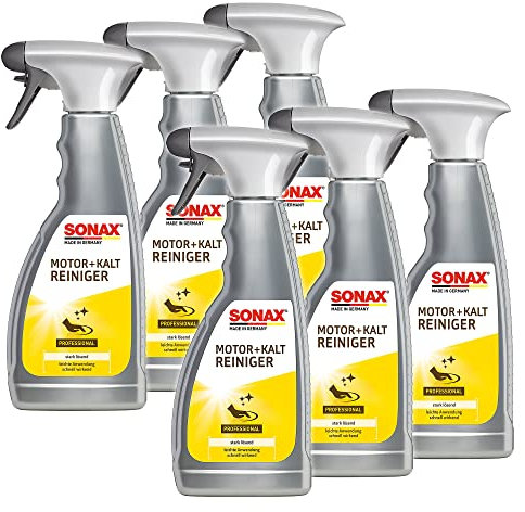 6x500ml SONAX MOTOR- & KALTREINIGER MOTORREINIGER KALT MASCHINEN REINIGER PFLEGE