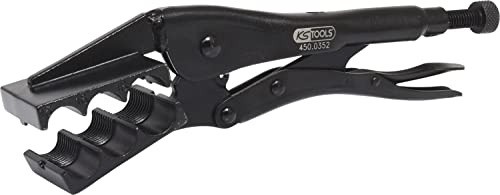 KS Tools 450.0352 Spezial-Klemm-Gripzange, Ø 15-18mm