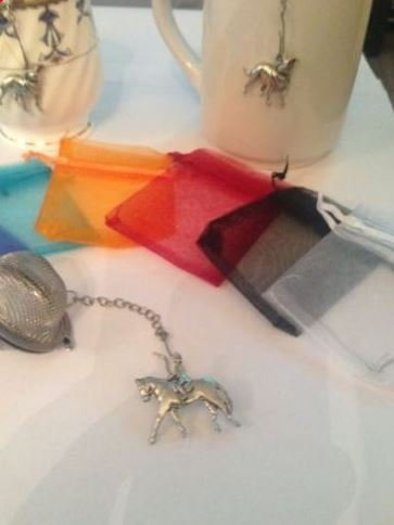 Dressage Horse 2inch Tea Ball Mesh Infuser Stainless Steel Sphere Strainer E03