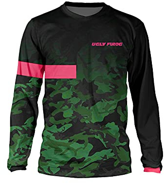 UGLY FROG Bike Wear Radsport Bekleidung Herren Herbst Style Long Sleeve Trikots & Shirts Radtrikot Fahrradtrikot Radshirt Fahrradshirts Fahrradbekleidung für Männer