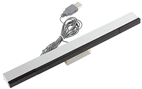 OriGlam USB Wired Wii Sensor Bar, Replacement Infrared IR Ray Motion Sensor Bar, Replacement USB Wired Infrared Ray Sensor Bar for Nintendo Wii and Wii U Console