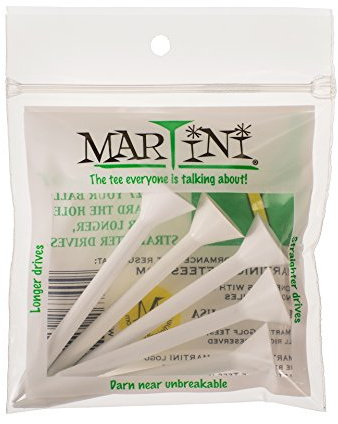 Pro Active Plastic Golf Tees, weiß, Regular