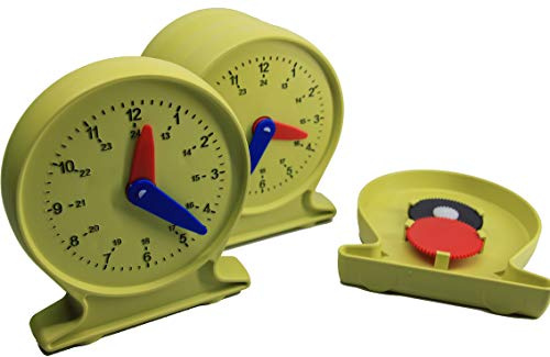 WISSNER aktiv lernen - 6 kleine Lernuhren mit Zeigerwerk - RE-Plastic°