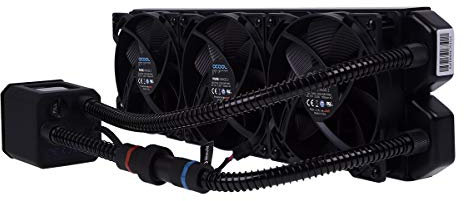 Alphacool 11286 Eisbaer 360 CPU - Black - All in One CPU-Wasserkühlung Sets und Systeme, 3x120mm Lüfter, Individuell über Schnellverschluss erweiterbar