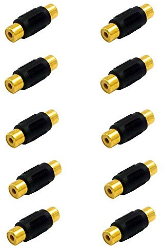 SIENOC 10PK Cinch Cavo femmina a femmina AV accoppiatore Joiner Extender