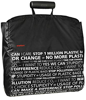 Stelton 1600-2 Shopper Einkaufstasche, schwarz, Statement; Design: Designit