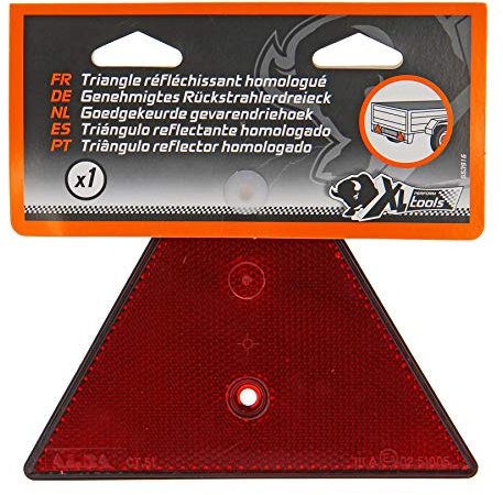 XL Perform Tools 553916 Triangle de Signalisation pour Remorque, Catadioptre Homologué