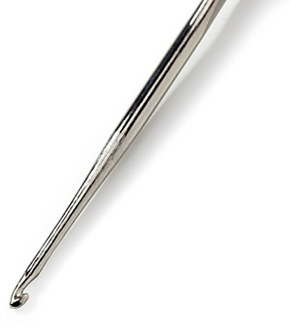 Prym 175849 Garn-Häkelnadeln ohne Griff ST 0,75 mm silberfarbig