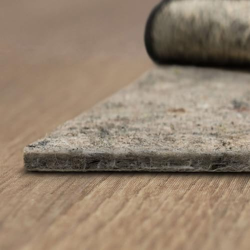 Mohawk Home Non Slip Rug Pad 2' x 12'- 1/4 Thick Felt + Latex Rubber Gripper - Dual Surface Cushion for Hardwood, Carpet, Tile Floors, Made in USA