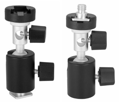 Fotga Universal Hot Shoe Mount Camera Flash Bracket Swivel Photography Umbrella Holder for Light Stand Canon Speedlite Nikon Flash Off Camera Flash -C2 Bracket