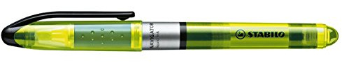 Textmarker - STABILO NAVIGATOR - Einzelstift - gelb