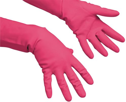 Vileda Multipurpose rot Gr. L Latexhandschuh Der Feine Naturlatex-/Mehrweghandschuh