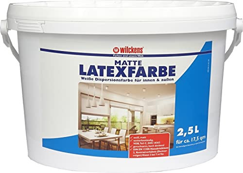 Wilckens Latexfarbe matt, 2,5 l, Weiß
