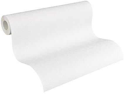 A.S. Création överdimensionerad fleecetapet Meisterfleece tapet 10,05 m x 0,53 m vit Made in Germany 260413 2604–13