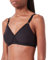 Nur Die Komfort BH bügelloser Softcup-BH Bra weich bequem mit Spitze Kreuzschnitt-Technologie für starken Halt Damen, schwarz, 85C