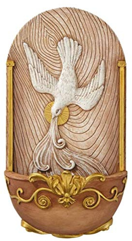 The Trinity Dove Holy Spirit Holy Water Font by CB