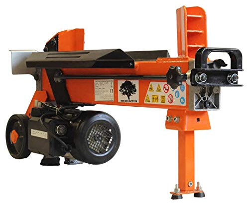 Forest Master FM10D-TC Electric Log Splitter 5 Ton - DuoCut Blade - Log Length up to 430mm - Pre-Filled Ready for Use - Ramstop- CE/UKCA Workbench and Guard
