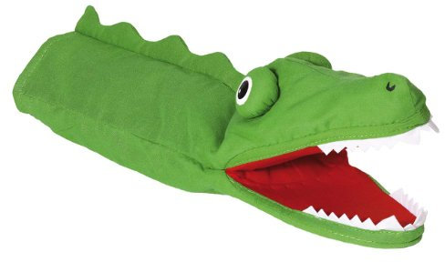 Goki 51988 - Handpuppe Krokodil