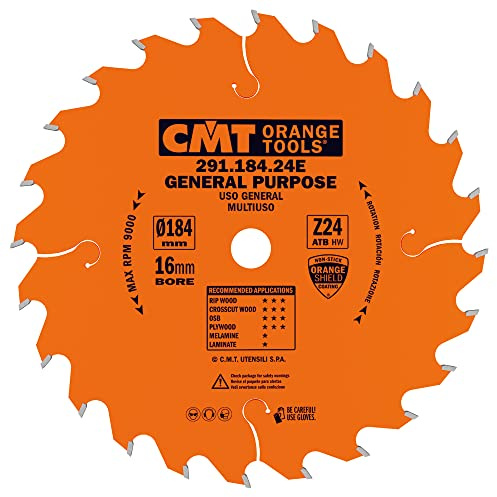CMT ORANGE TOOLS 291.184.24E - UNIVERSELL-HANDKREISSÄGE - QUERSCHNITT 184X2.6X16 Z=24 WECHSELZAHN
