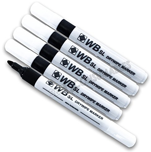 WB Pack of 50 Black Ink SL Whiteboard Flipchart Marker Pens. Drywipe. Brand: WB, Tip: Bold, Type: Whiteboard Marker, Product: Pen, Category: 201064031