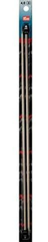 Prym - Aluminium (40cm, 4.00mm) Tricot Aiguille - 2 Aiguilles, Argent