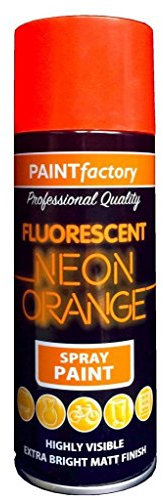 400ml All Purpose Neon Orange 1756PR Spray Can Household Car Van Bike Aerosol Paint (1 Pack)