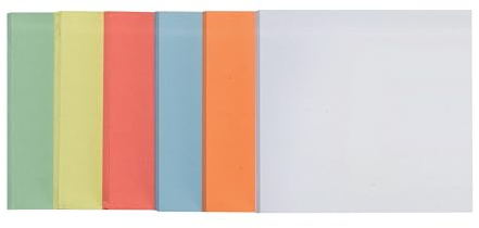 FRANKEN Selbsthaftende Moderationskartenn Quadrat, 105 x 95 mm, sortiert, 100 Stück, farblich sortiert, UMZE 1010 99