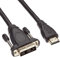 PremiumCord High Speed Cavo HDMI A a DVI-D M/M, 4,95 Gbit/s, Compatibile Video Full HD 1080p, Deep Color, HDCP, HDR, Connettori Placcati Oro, Nero, 3 m