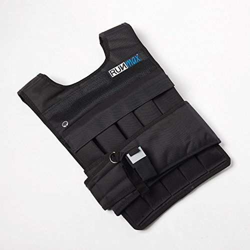 RunFast RUNmax Gewichtsweste ohne Schulterpolster, 5,4 kg - 63,5 kg, 27,2 kg