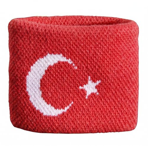 Flaggenfritze Schweiß- und Stirnbänder Türkei, für Erwachsene und Jugendliche, Sport/Fitness/Yoga, modisches Fan-Accessoire