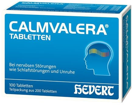 Calmvalera Tabletten bei nervösen Störungen wie Schlafstörungen und Unruhe, 200 St. Tabletten