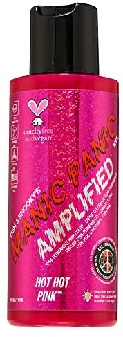 Manic Panic Hot Hot Pink Amplified Creme, colore per capelli semipermanente vegano e cruelty-free, 118 ml
