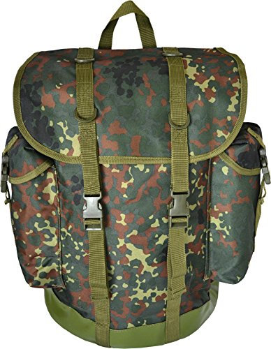 normani BW-Gebirgsrucksack, Jäger-Rucksack, 30 Liter Farbe Flecktarn