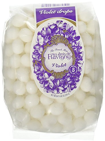 Violet Abbaye De Flavigny Anise Drops All Natural Bulk 8.8 Oz Bag (2 PACK)