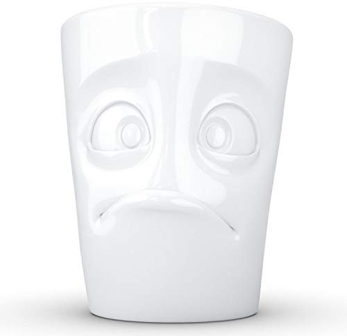 FIFTYEIGHT PRODUCTS / Tassen / Henkelbecher „Verdutzt (Porzellan, 350ml, weiß, Made in Germany)