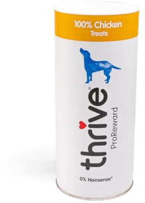 Thrive ProReward 100% Chicken Air-Dried Dog Treats – High Protein Training Rewards – 500g MaxiTube